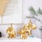 CosmoLiving by Cosmopolitan Gold Glam Elephant Sculpture Set